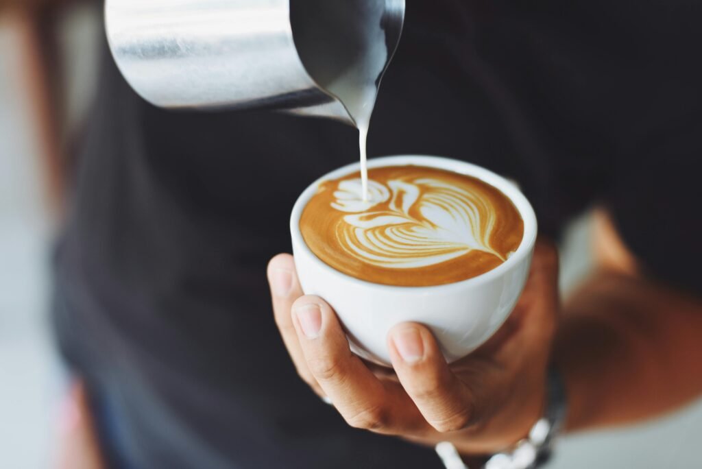 espresso in a modern office setting